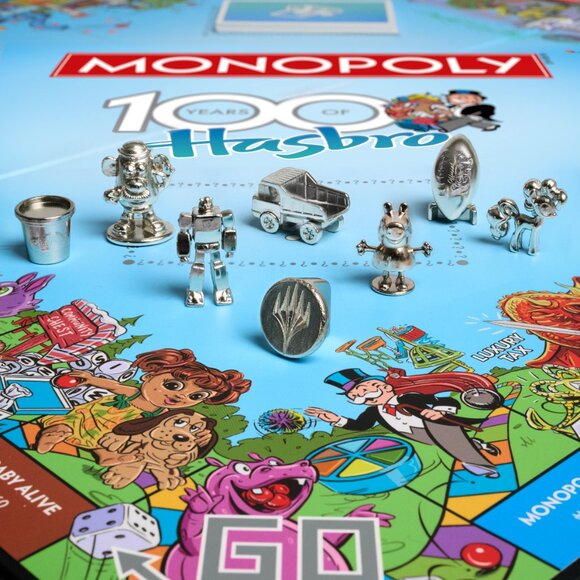 Monopoly 100 Years Of Hasbro Board‎ Game in 3D Raised Collectable Tin NEW SEALED - Picture 1 of 10